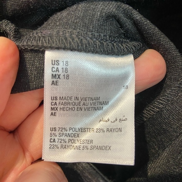 INC International concepts plus size leggings, size 18 - Picture 6 of 6